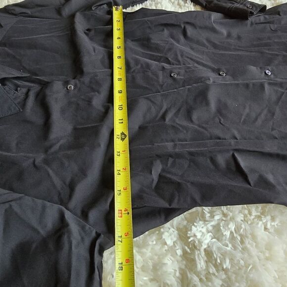 Marithe Francois Girbaud Womens Button Down Top Size 30 Black Medium - Picture 11 of 11